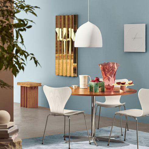 Serie 7™ Chair Coloured Veneer / Chromed Base